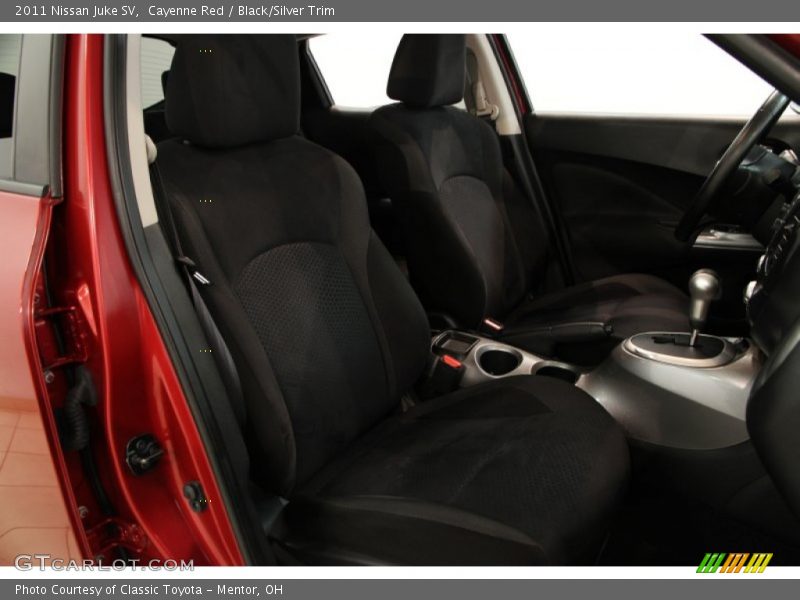 Cayenne Red / Black/Silver Trim 2011 Nissan Juke SV