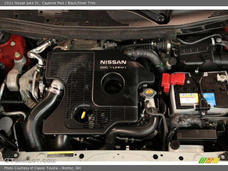 Cayenne Red / Black/Silver Trim 2011 Nissan Juke SV