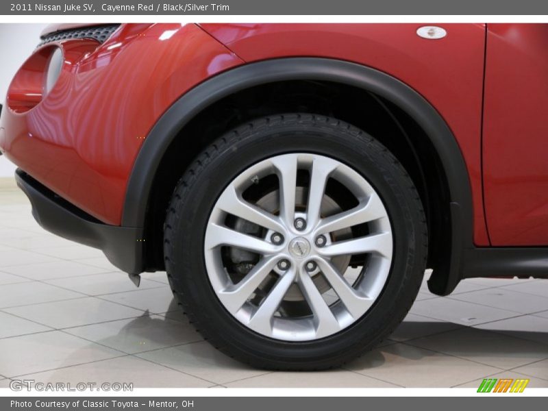 Cayenne Red / Black/Silver Trim 2011 Nissan Juke SV