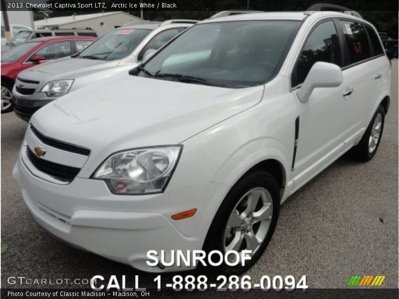 Arctic Ice White / Black 2013 Chevrolet Captiva Sport LTZ