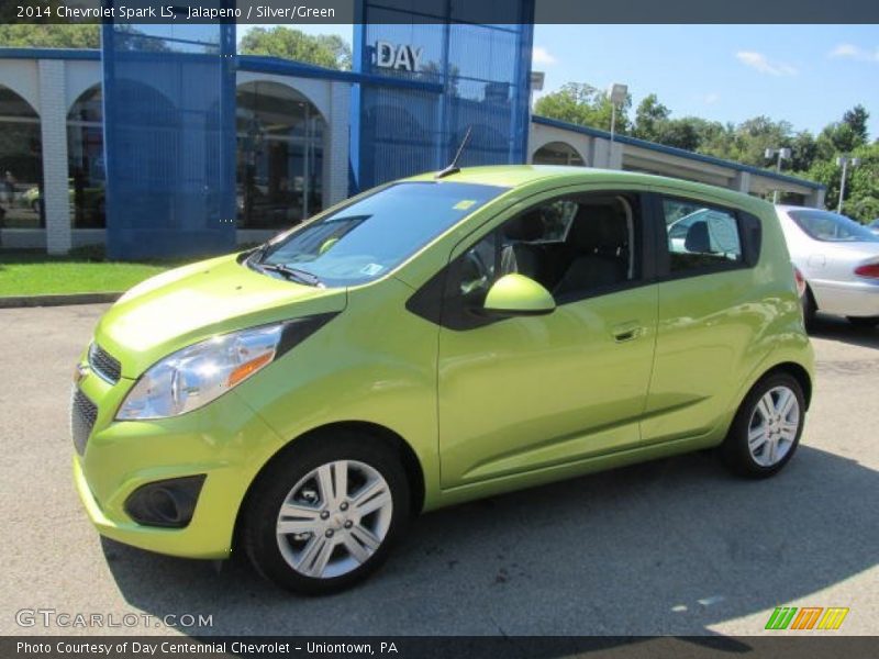 Jalapeno / Silver/Green 2014 Chevrolet Spark LS