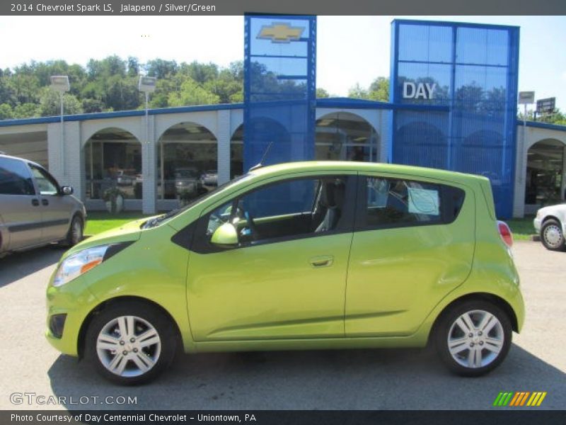 Jalapeno / Silver/Green 2014 Chevrolet Spark LS
