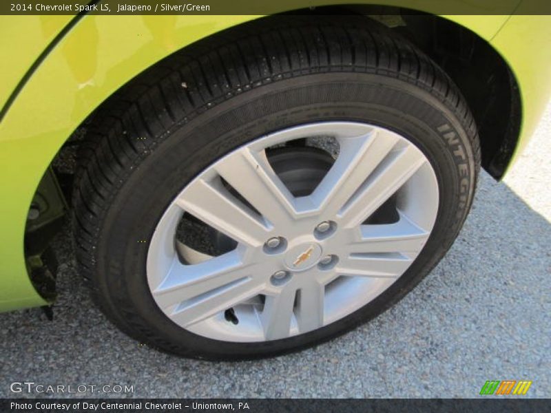 Jalapeno / Silver/Green 2014 Chevrolet Spark LS
