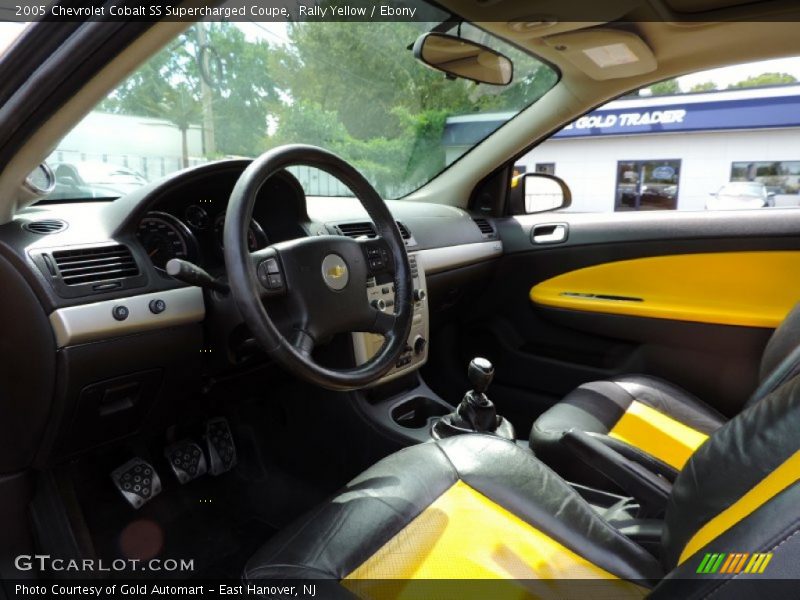 Rally Yellow / Ebony 2005 Chevrolet Cobalt SS Supercharged Coupe