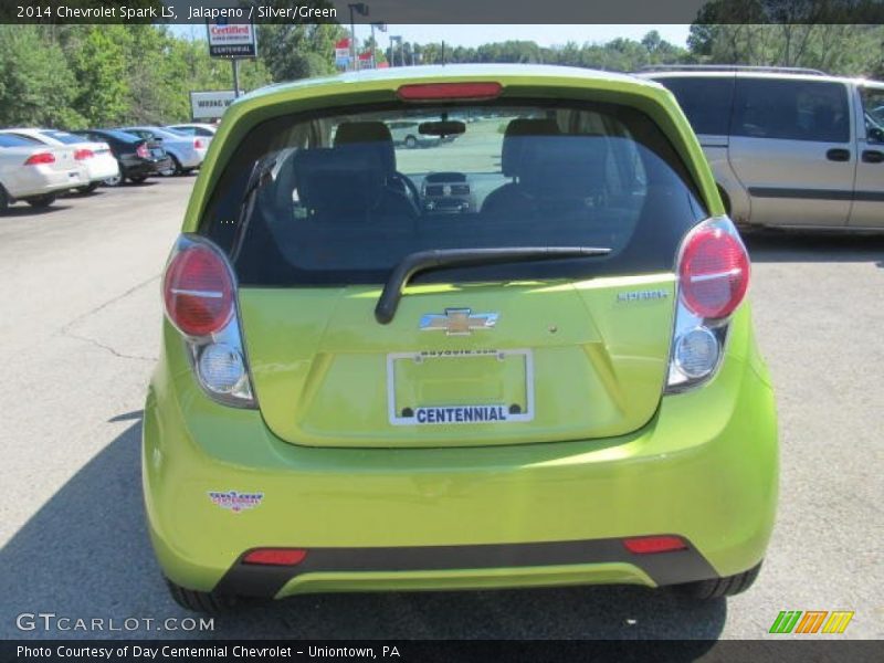 Jalapeno / Silver/Green 2014 Chevrolet Spark LS