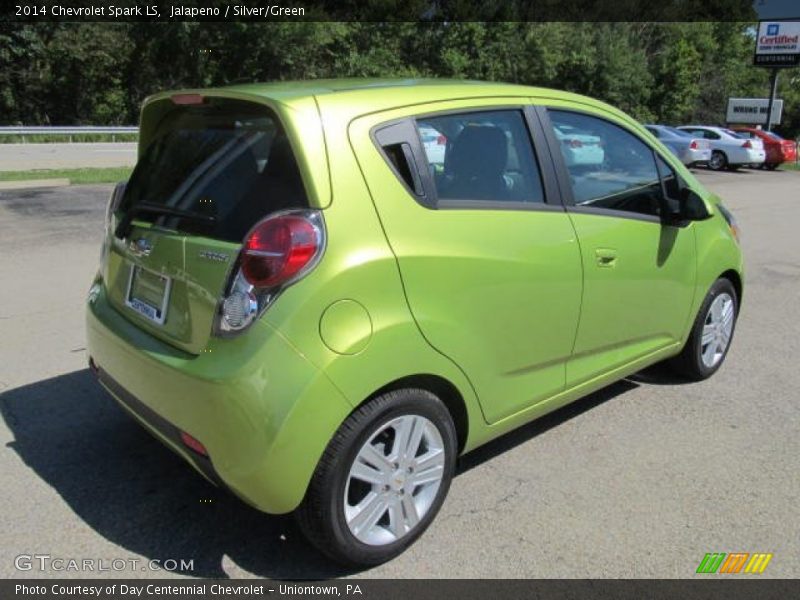 Jalapeno / Silver/Green 2014 Chevrolet Spark LS