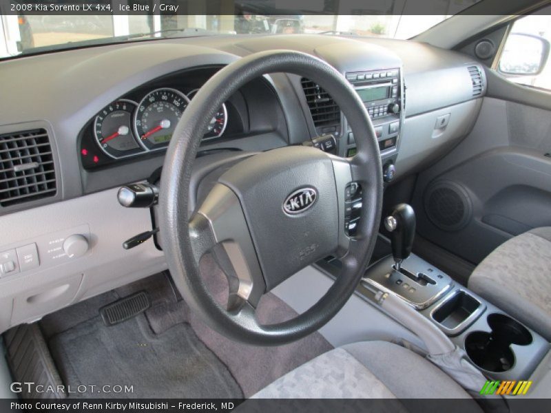 Ice Blue / Gray 2008 Kia Sorento LX 4x4