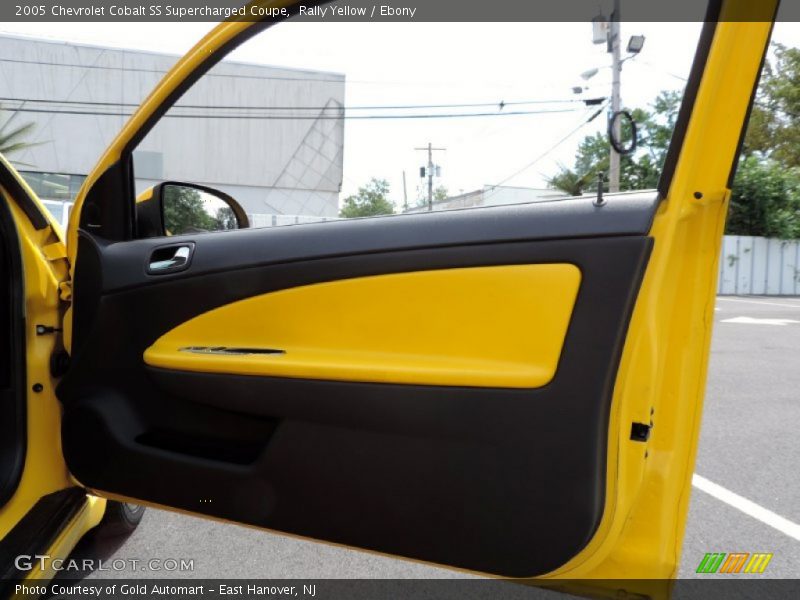 Rally Yellow / Ebony 2005 Chevrolet Cobalt SS Supercharged Coupe