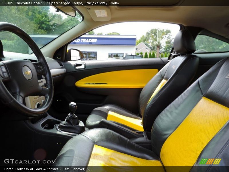 Rally Yellow / Ebony 2005 Chevrolet Cobalt SS Supercharged Coupe