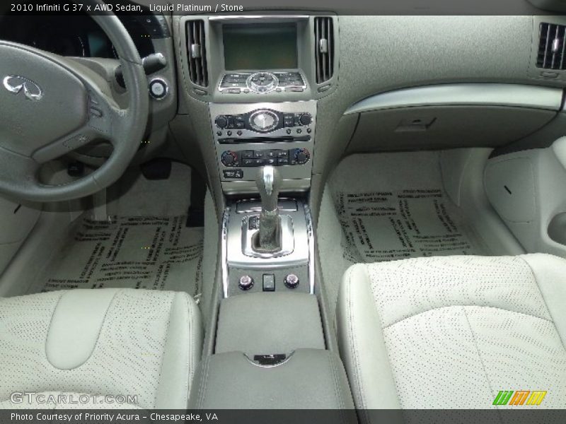 Liquid Platinum / Stone 2010 Infiniti G 37 x AWD Sedan