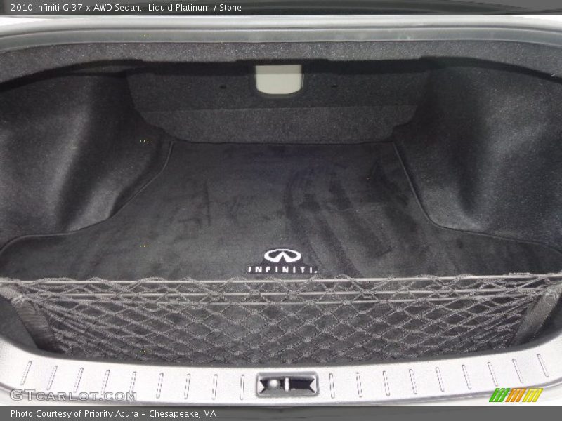 2010 G 37 x AWD Sedan Trunk