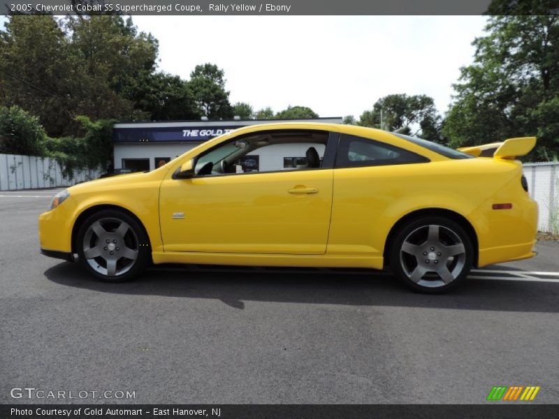 Rally Yellow / Ebony 2005 Chevrolet Cobalt SS Supercharged Coupe