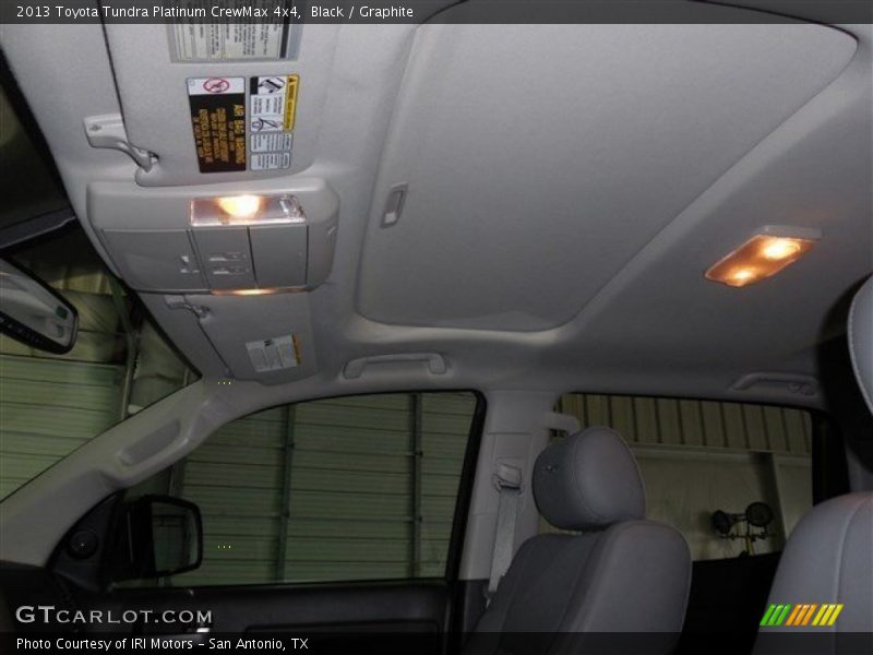 Black / Graphite 2013 Toyota Tundra Platinum CrewMax 4x4