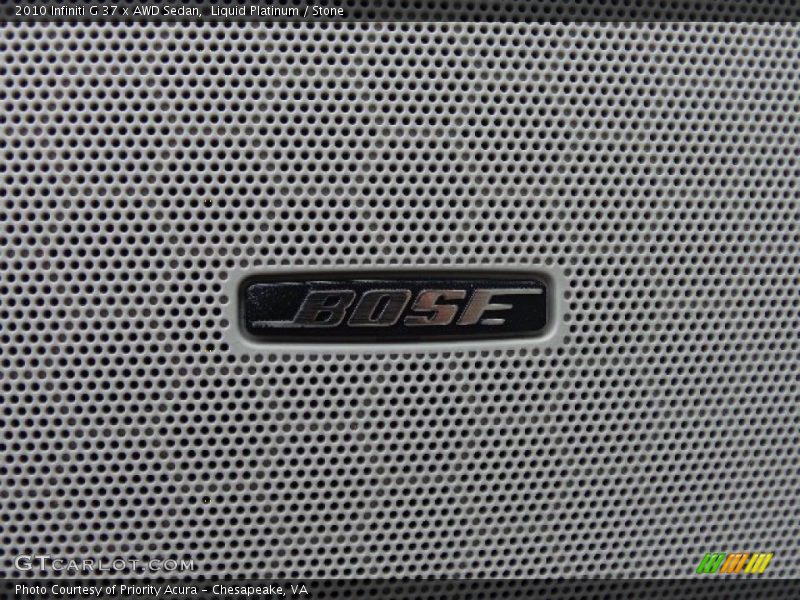 Liquid Platinum / Stone 2010 Infiniti G 37 x AWD Sedan