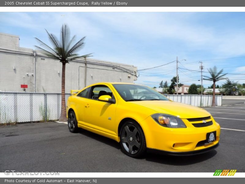 Rally Yellow / Ebony 2005 Chevrolet Cobalt SS Supercharged Coupe