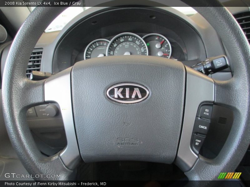 Ice Blue / Gray 2008 Kia Sorento LX 4x4