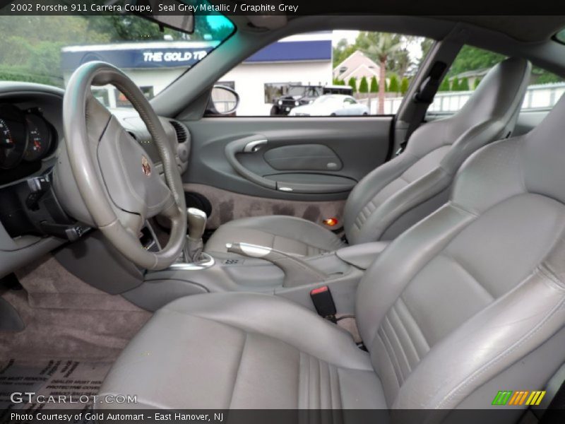  2002 911 Carrera Coupe Graphite Grey Interior
