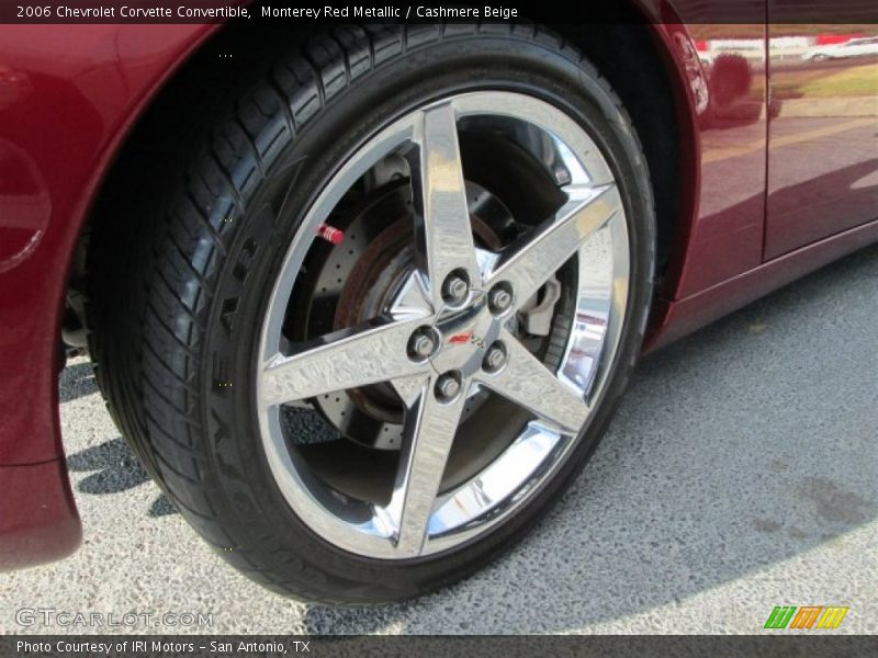 Monterey Red Metallic / Cashmere Beige 2006 Chevrolet Corvette Convertible