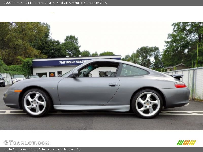 Seal Grey Metallic / Graphite Grey 2002 Porsche 911 Carrera Coupe