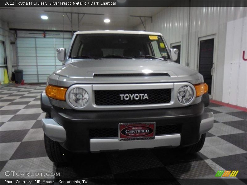 Silver Fresco Metallic / Dark Charcoal 2012 Toyota FJ Cruiser