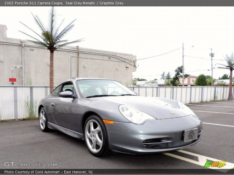 Seal Grey Metallic / Graphite Grey 2002 Porsche 911 Carrera Coupe