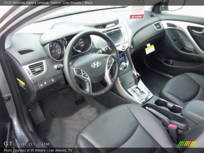 Harbor Gray Metallic / Black 2013 Hyundai Elantra Limited