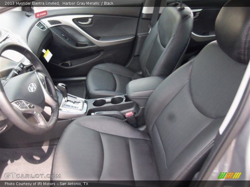 Harbor Gray Metallic / Black 2013 Hyundai Elantra Limited