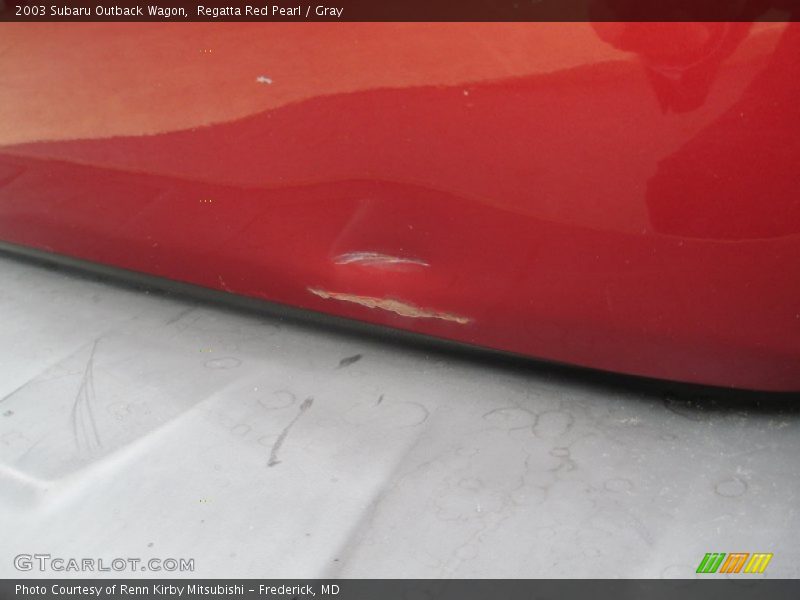 Regatta Red Pearl / Gray 2003 Subaru Outback Wagon
