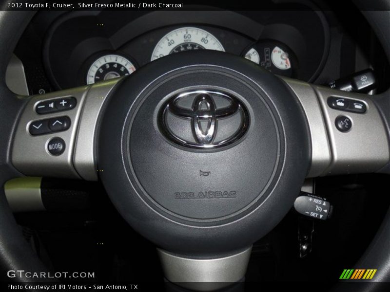 Silver Fresco Metallic / Dark Charcoal 2012 Toyota FJ Cruiser