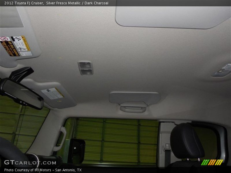 Silver Fresco Metallic / Dark Charcoal 2012 Toyota FJ Cruiser