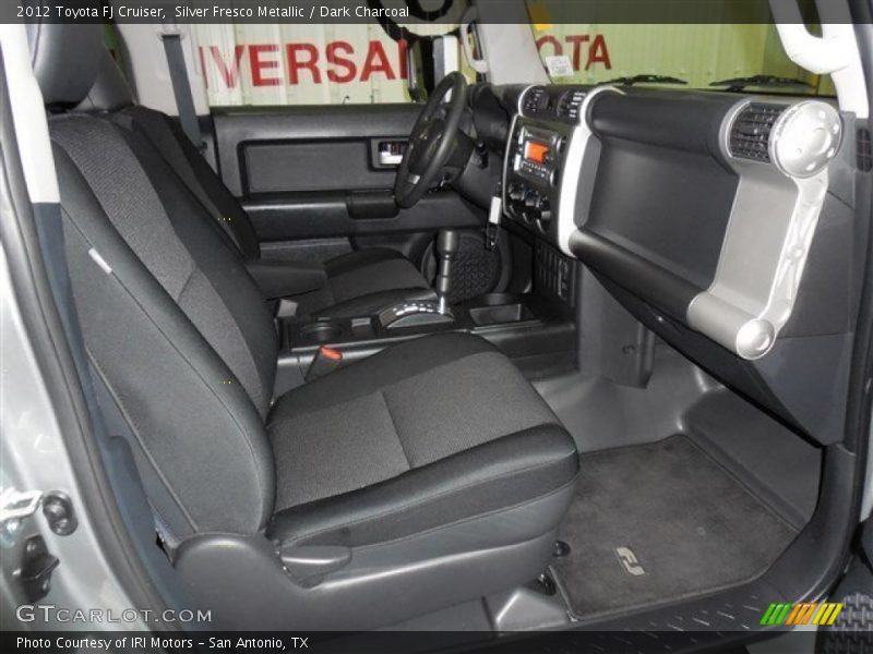 Silver Fresco Metallic / Dark Charcoal 2012 Toyota FJ Cruiser