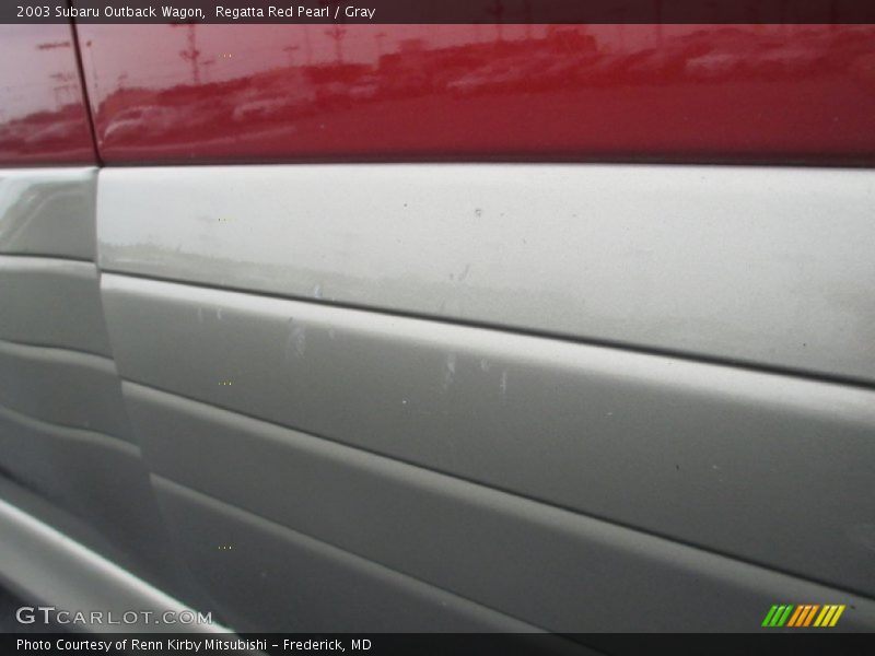 Regatta Red Pearl / Gray 2003 Subaru Outback Wagon