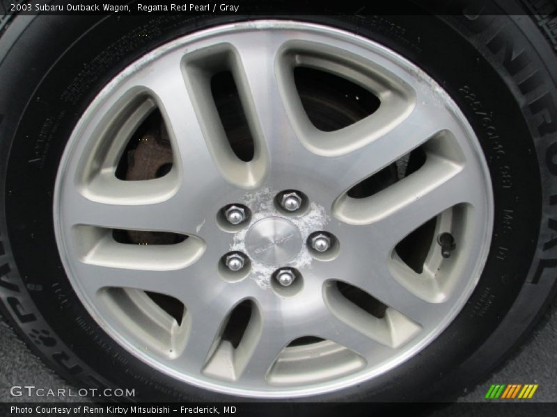Regatta Red Pearl / Gray 2003 Subaru Outback Wagon