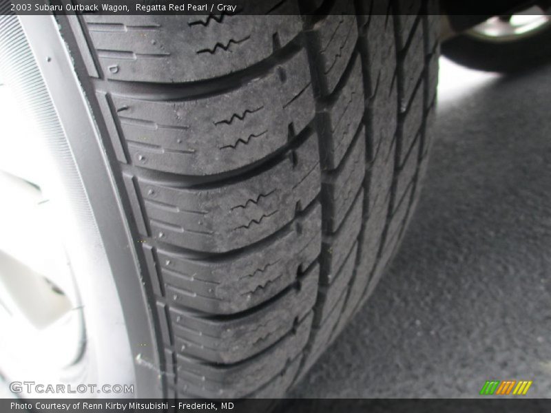 Regatta Red Pearl / Gray 2003 Subaru Outback Wagon