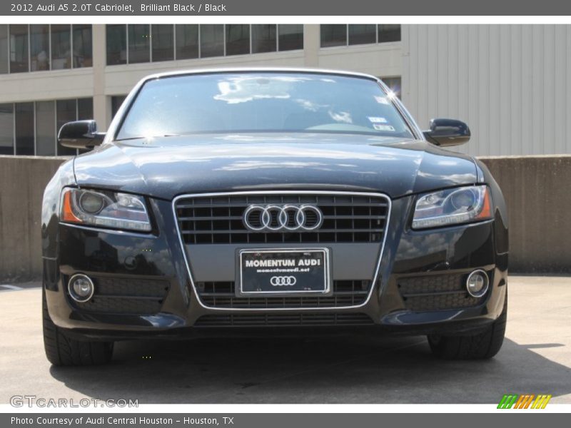 Brilliant Black / Black 2012 Audi A5 2.0T Cabriolet