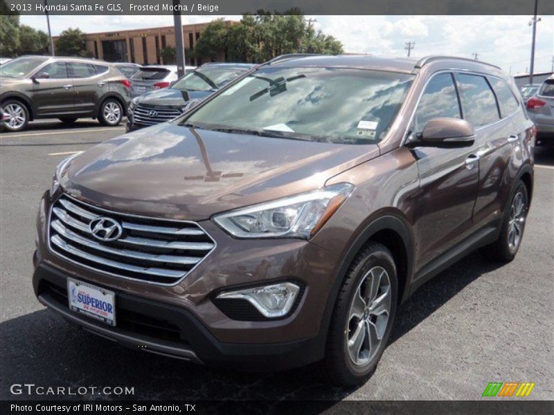 Frosted Mocha / Beige 2013 Hyundai Santa Fe GLS