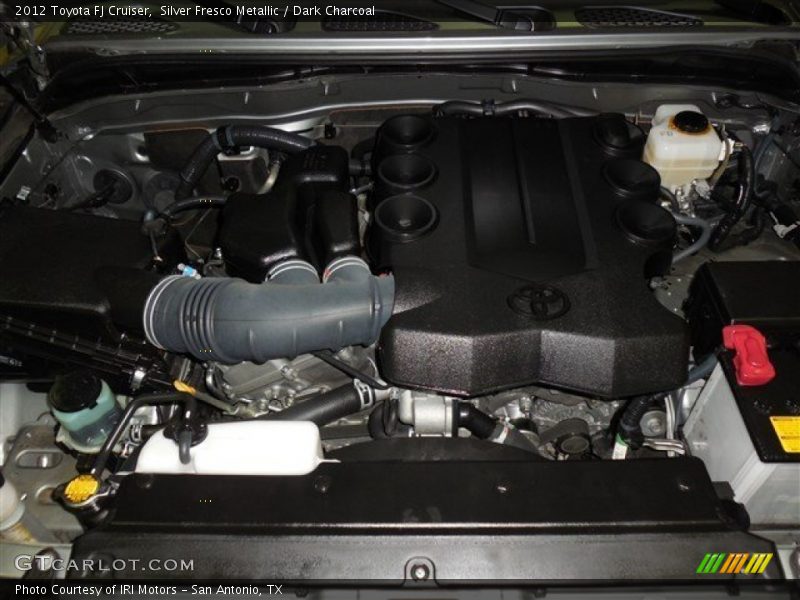 Silver Fresco Metallic / Dark Charcoal 2012 Toyota FJ Cruiser