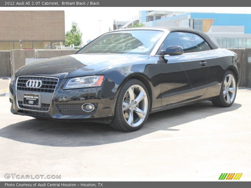 Brilliant Black / Black 2012 Audi A5 2.0T Cabriolet
