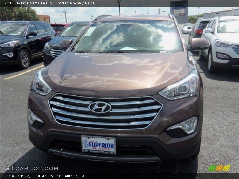 Frosted Mocha / Beige 2013 Hyundai Santa Fe GLS
