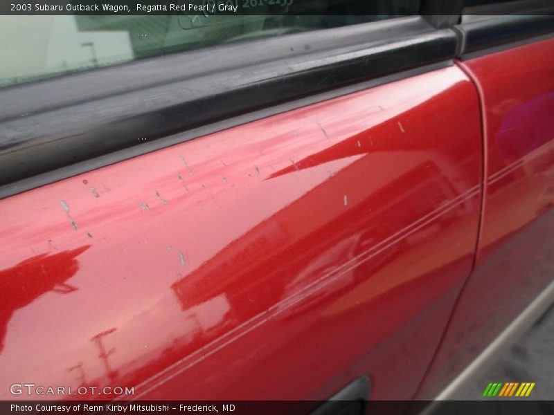 Regatta Red Pearl / Gray 2003 Subaru Outback Wagon