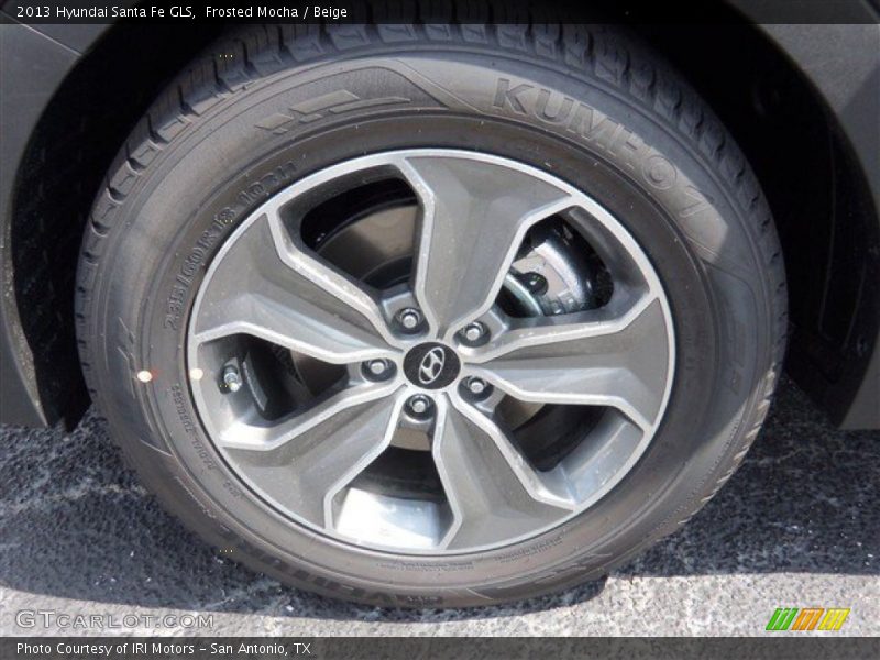 Frosted Mocha / Beige 2013 Hyundai Santa Fe GLS