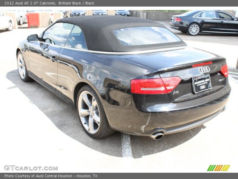 Brilliant Black / Black 2012 Audi A5 2.0T Cabriolet