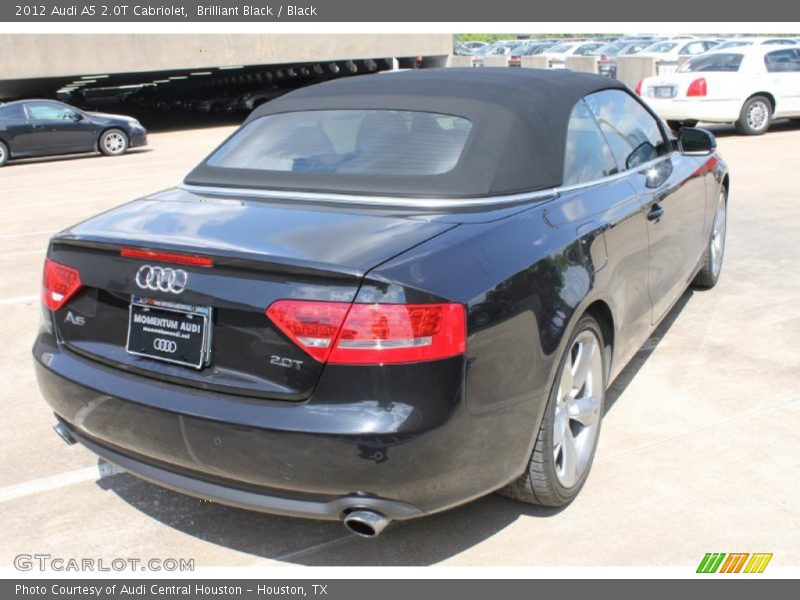 Brilliant Black / Black 2012 Audi A5 2.0T Cabriolet