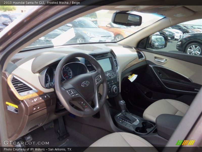 Frosted Mocha / Beige 2013 Hyundai Santa Fe GLS
