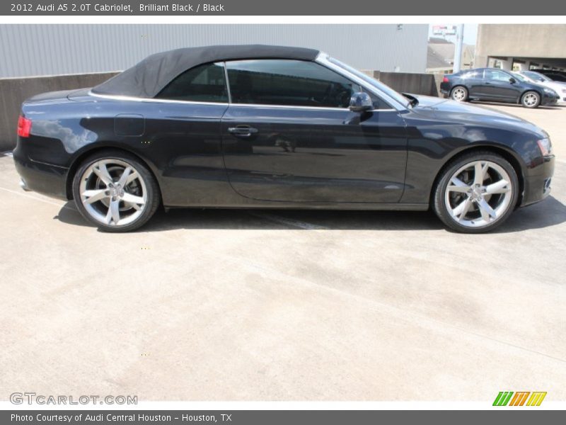 Brilliant Black / Black 2012 Audi A5 2.0T Cabriolet