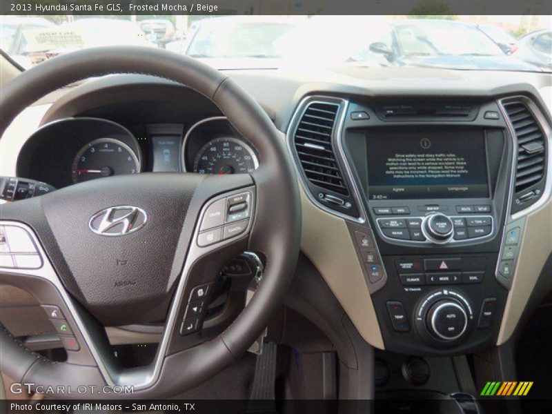 Frosted Mocha / Beige 2013 Hyundai Santa Fe GLS