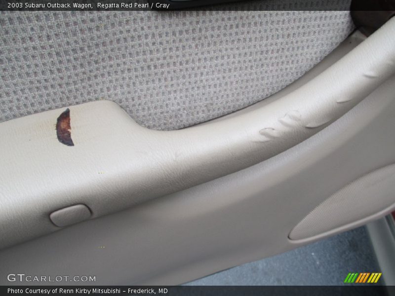 Regatta Red Pearl / Gray 2003 Subaru Outback Wagon