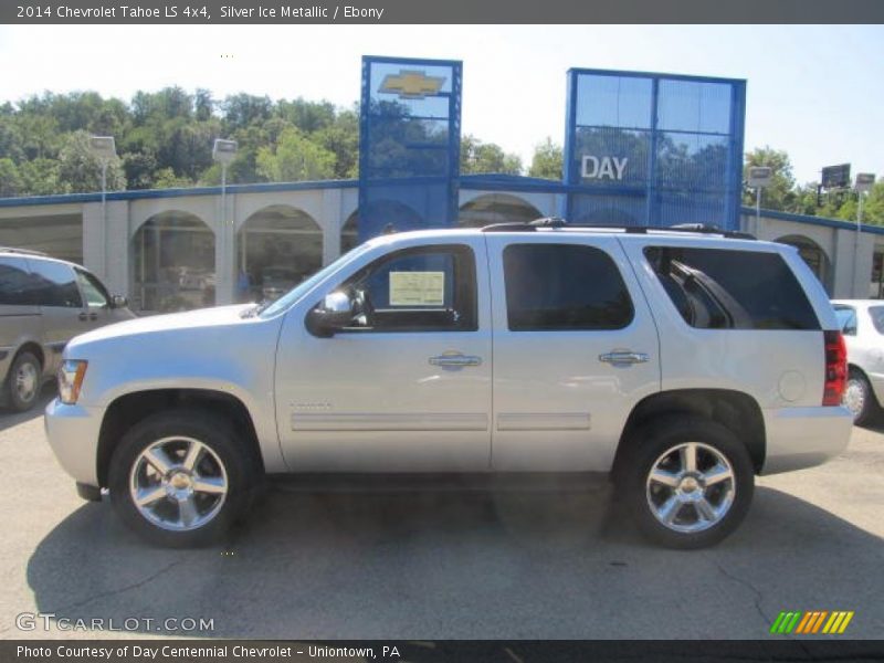 Silver Ice Metallic / Ebony 2014 Chevrolet Tahoe LS 4x4