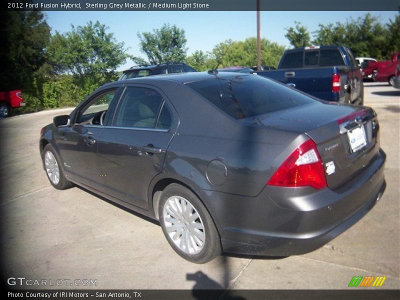 Sterling Grey Metallic / Medium Light Stone 2012 Ford Fusion Hybrid