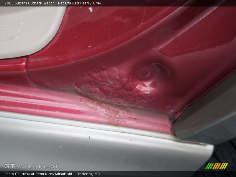 Regatta Red Pearl / Gray 2003 Subaru Outback Wagon